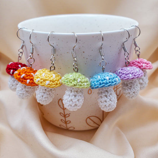 Mushroom Earrings